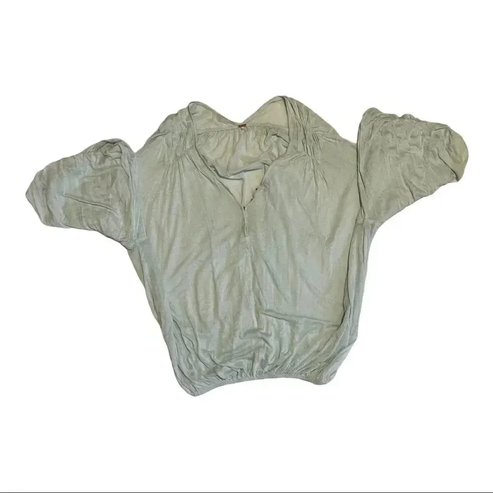 Free People Blue Peaks Island Tee